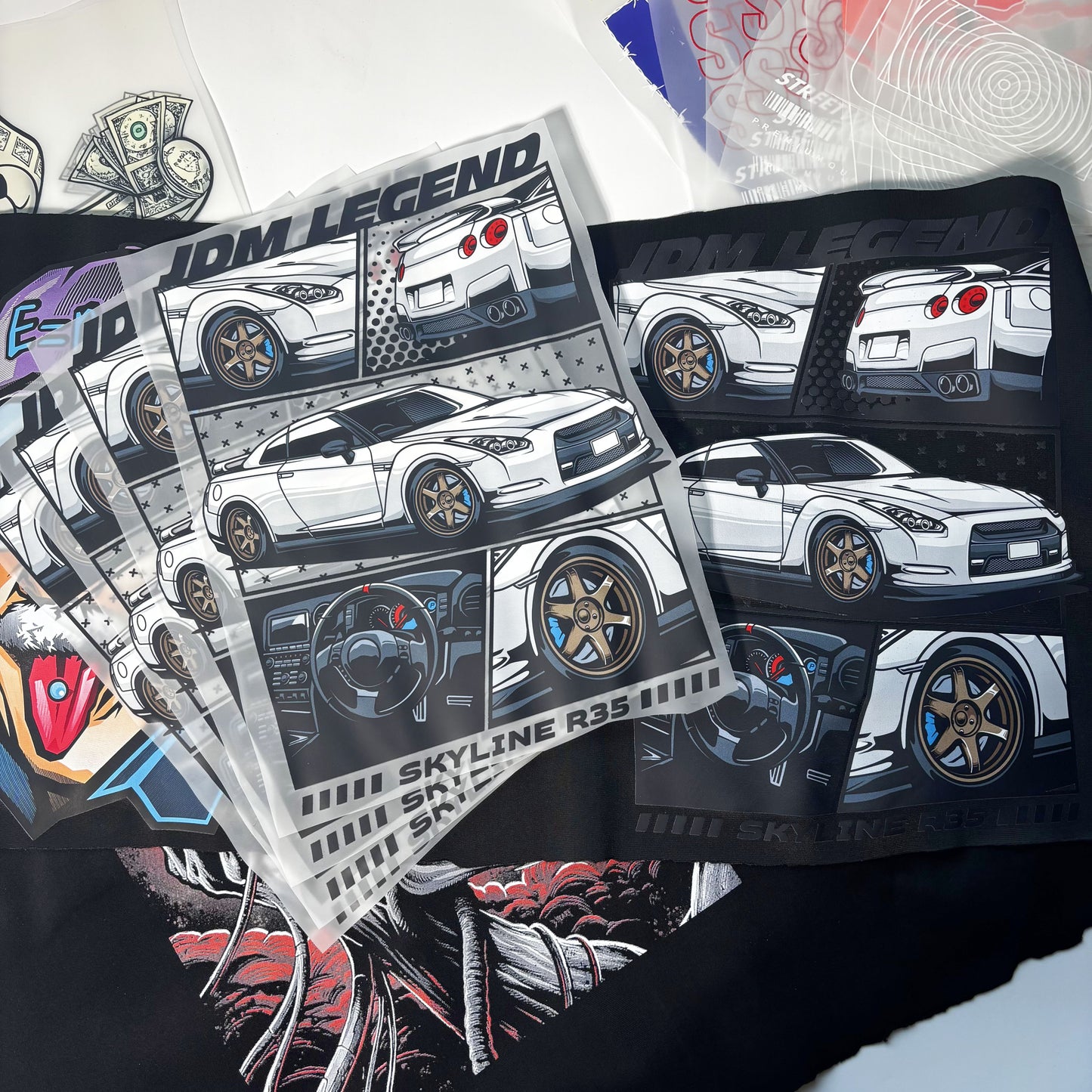 58cm x 100cm Custom DTF Transfer Sheets – Gang Sheet Printing