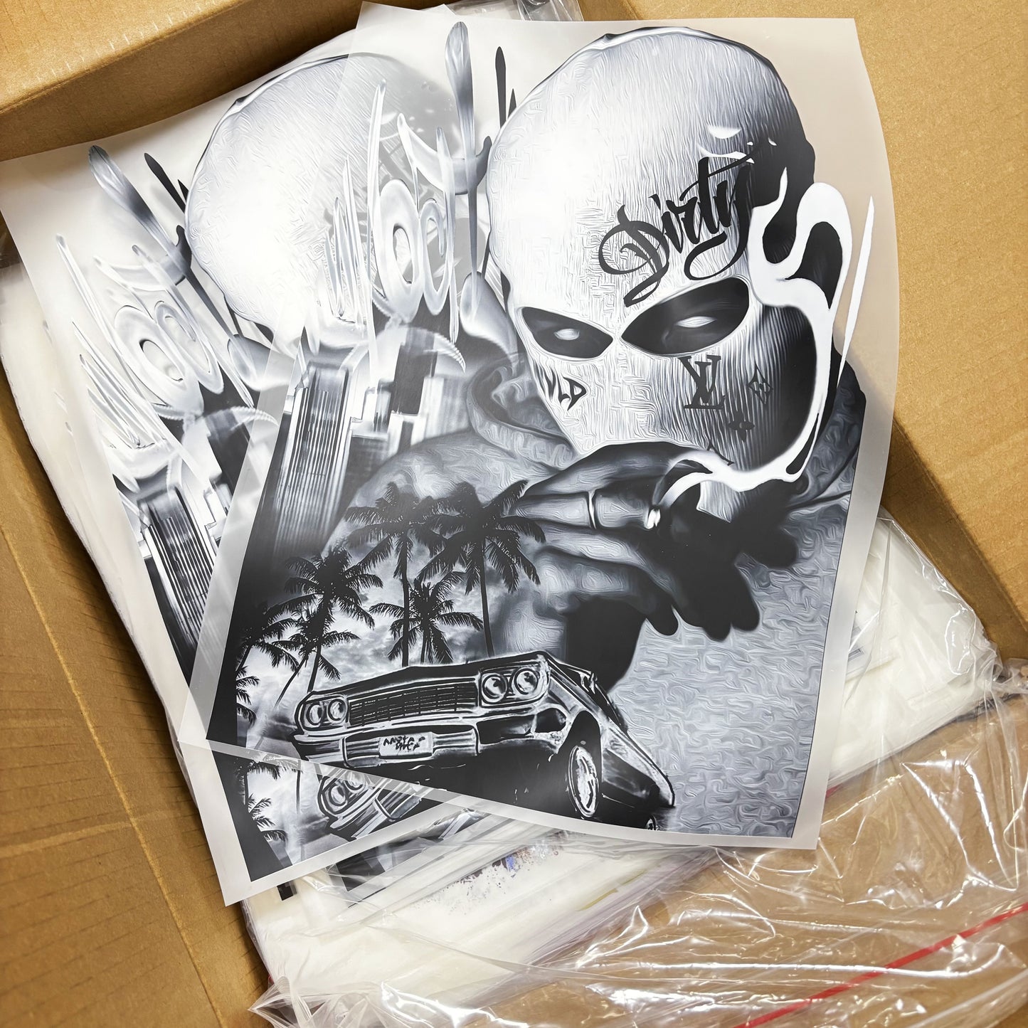 58cm x 100cm Custom DTF Transfer Sheets – Gang Sheet Printing